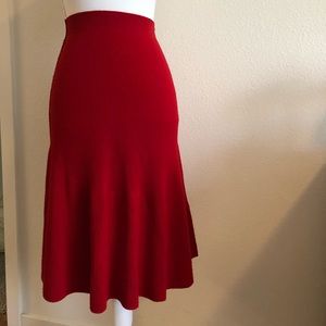 Sonia Rykiel knit fit & flare skirt